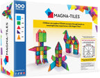 MAGNA-TILES Classic - Juego de construcción magnética de 100 piezas, la marca original de construcción magnética