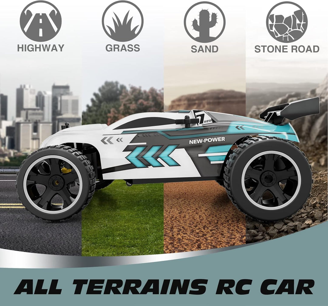 Tecnock Coches RC con Control Remoto para Niños, Coche de Carreras...