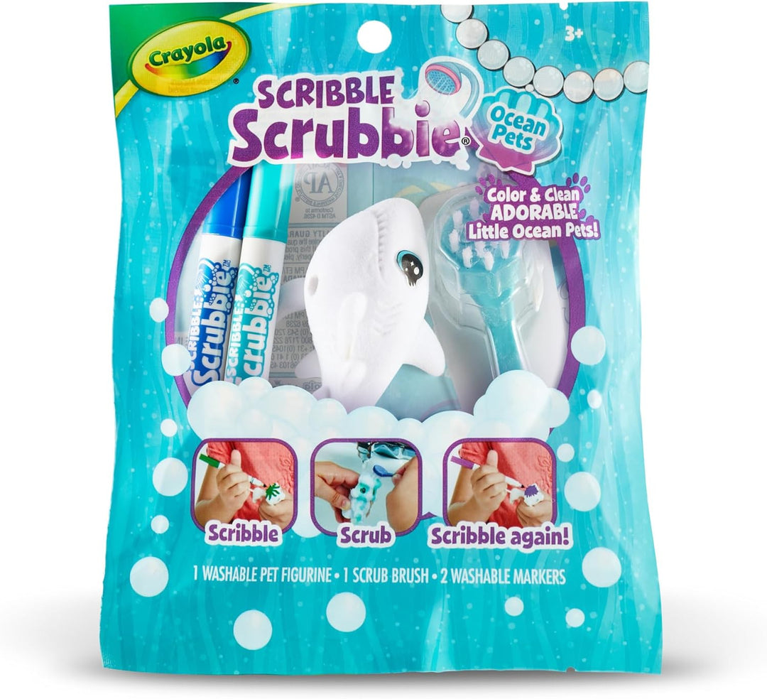 Crayola Scribble Scrubbie Ocean Pets Set varios colores