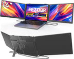 FEZOBR Extensor de pantalla para laptop, monitor portátil triple ul...