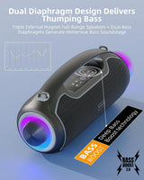 VUOPAX Altavoces Bluetooth portátiles inalámbricos de actualización...
