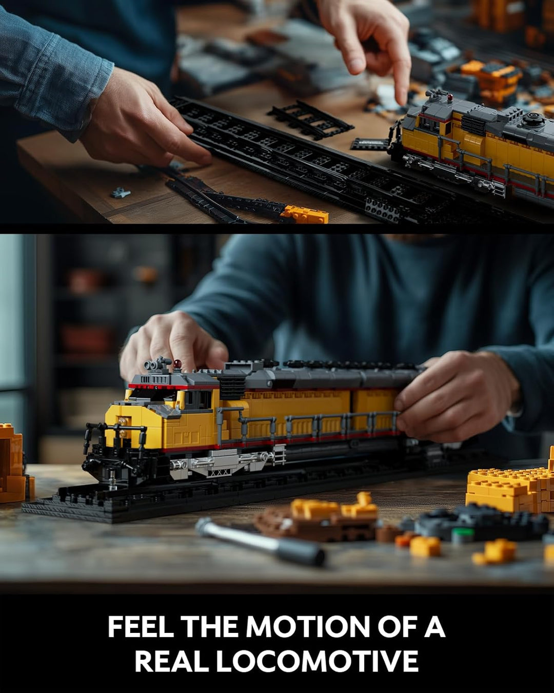Nifeliz DDA40X Juego de construcción de locomotora con