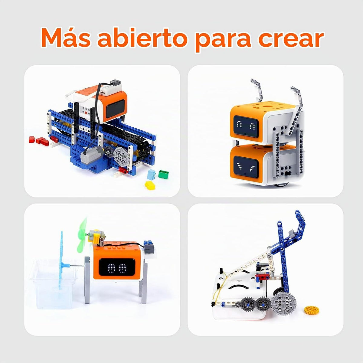 VinciBot Robot de Programación para Niños 8-12, Juguete STEM para Scratch y Python