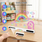 Tablero de dibujo LED recargable para niños: 20 horas de duración de la
