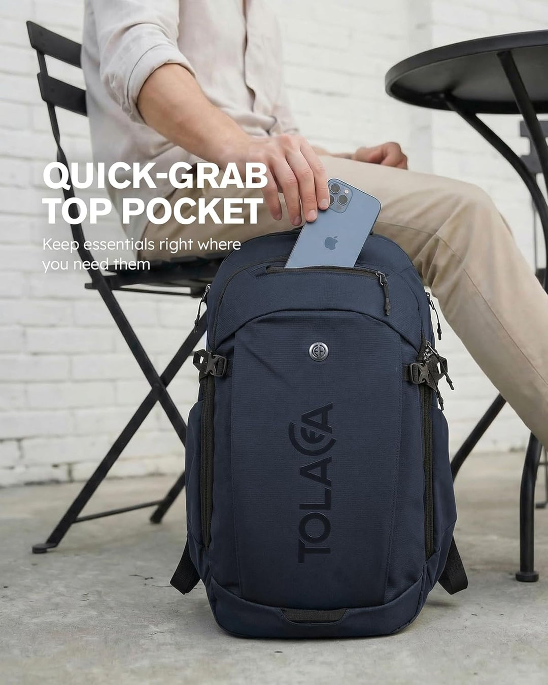 Tolaccea Travel Laptop Backpack 32L, TSA Friendly Flight Approved C...