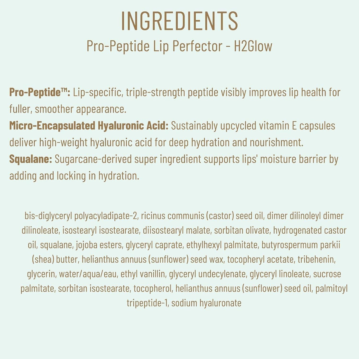 Biossance Pro-Peptide Lip Perfector \u2013 Bálsamo labial vegano Tr...