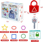 Xylolin Cerraduras de aprendizaje a juego con llaves para niños