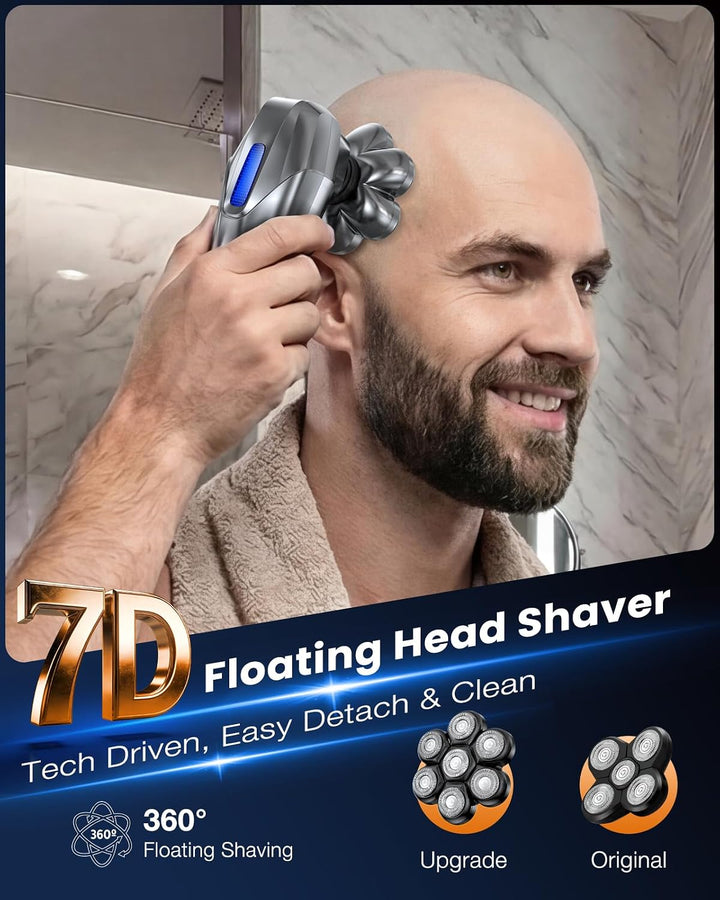 Vylto Afeitadoras de cabeza para hombres calvos, kit de aseo eléctr...