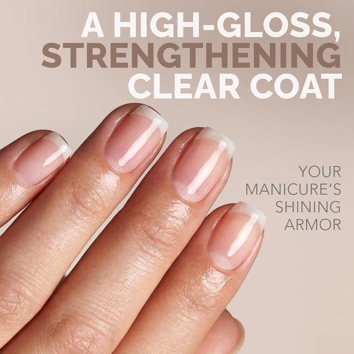 Perfect Formula Capa de gel transparente, fortalecedor de uñas, tra...