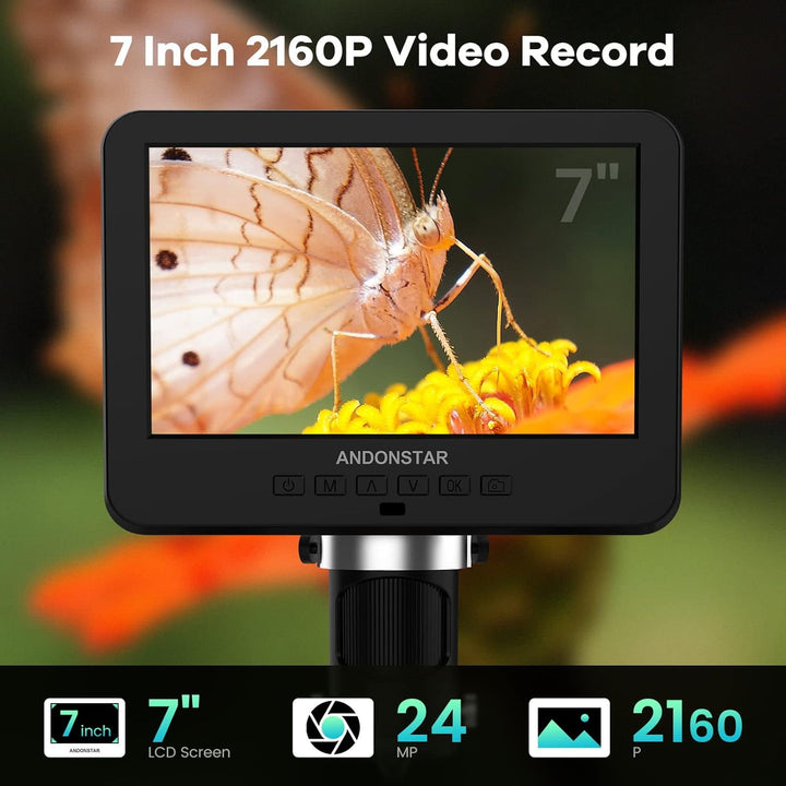 Andonstar AD246S-M - Microscopio digital HDMI 2000x para