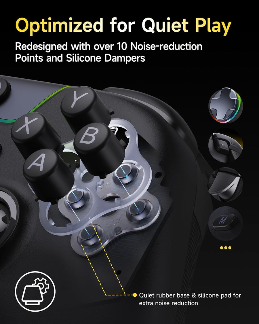 EasySMX X05Pro Wireless PC Controller \u2013 Quiet-Press Buttons, 2...