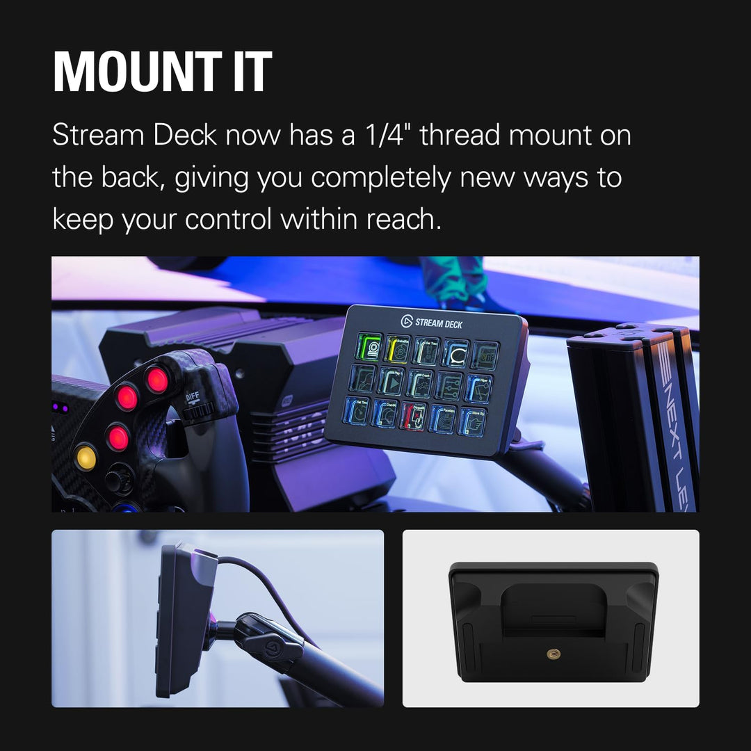 Elgato Stream Deck Teclas de tijera\u2014Controlador de flujo de tr...