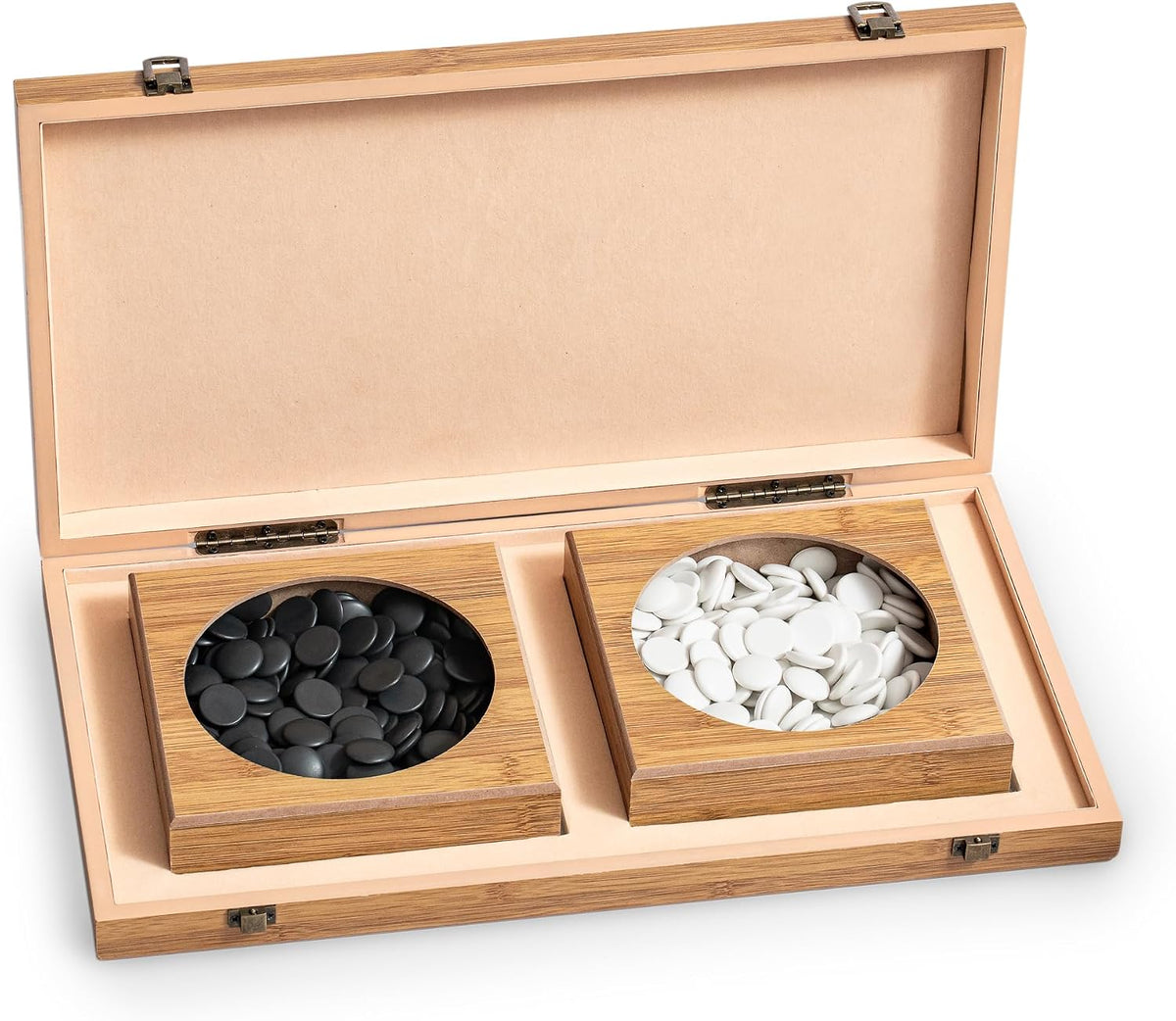 Juego plegable estándar Go - Juego de mesa de estrategia clásico (tablero weiqi19 x19), guía para principiantes de reglas básicas de ir.