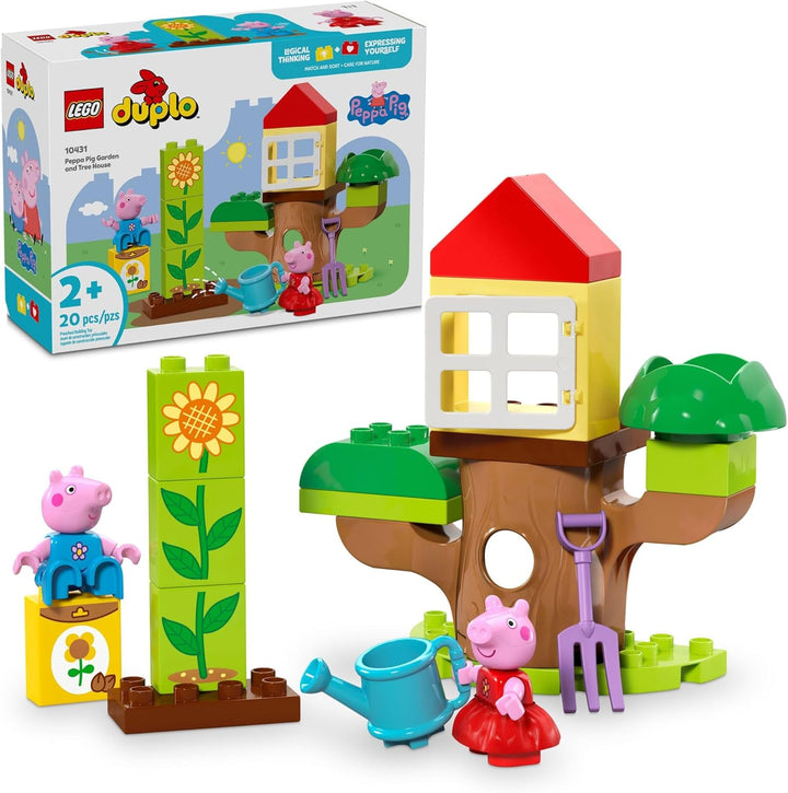 LEGO DUPLO Peppa Pig Garden and Tree House Juguete para Niños Peque...