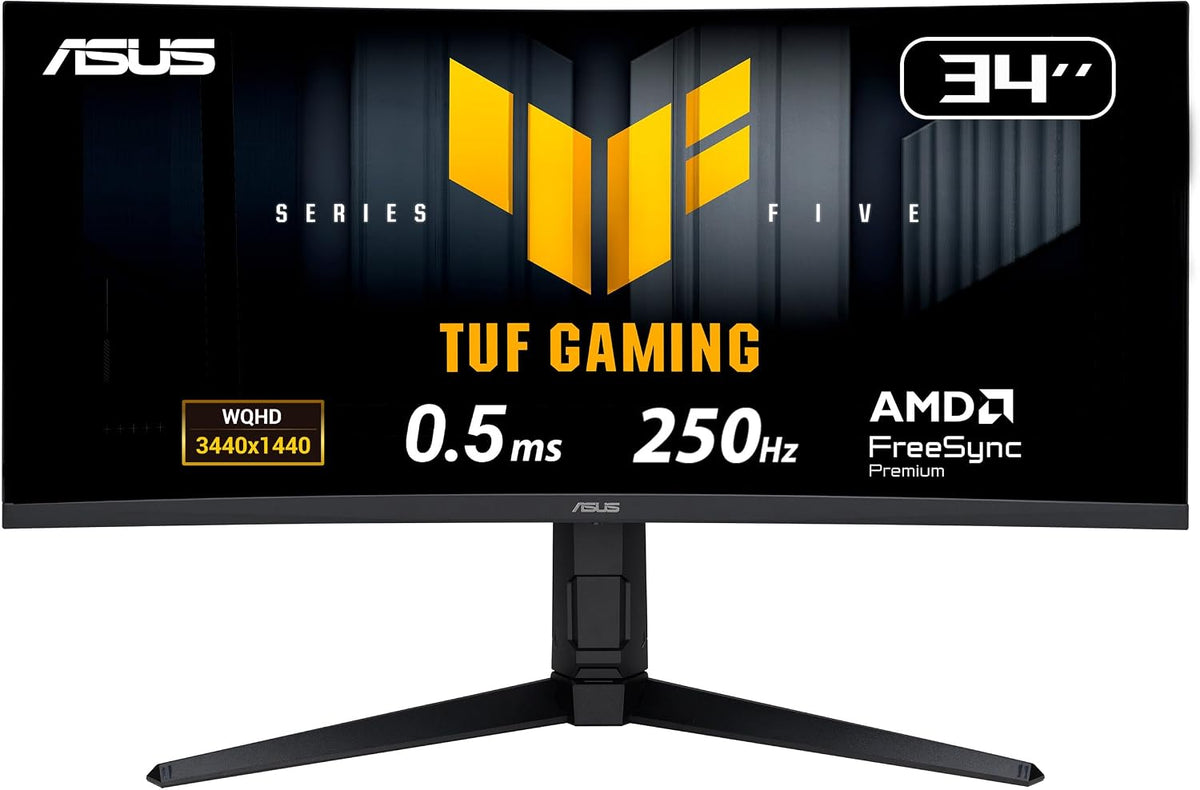 ASUS TUF Gaming - Monitor curvo ultraancho 1440P de 34 pulgadas, 25...