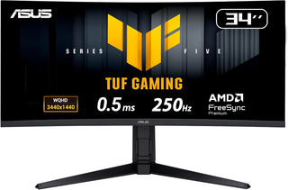 ASUS TUF Gaming - Monitor curvo ultraancho 1440P de 34 pulgadas, 25...