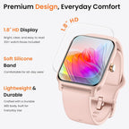 Fitpolo Reloj inteligente para mujer Android y iPhone, [pantalla HD de 1.8