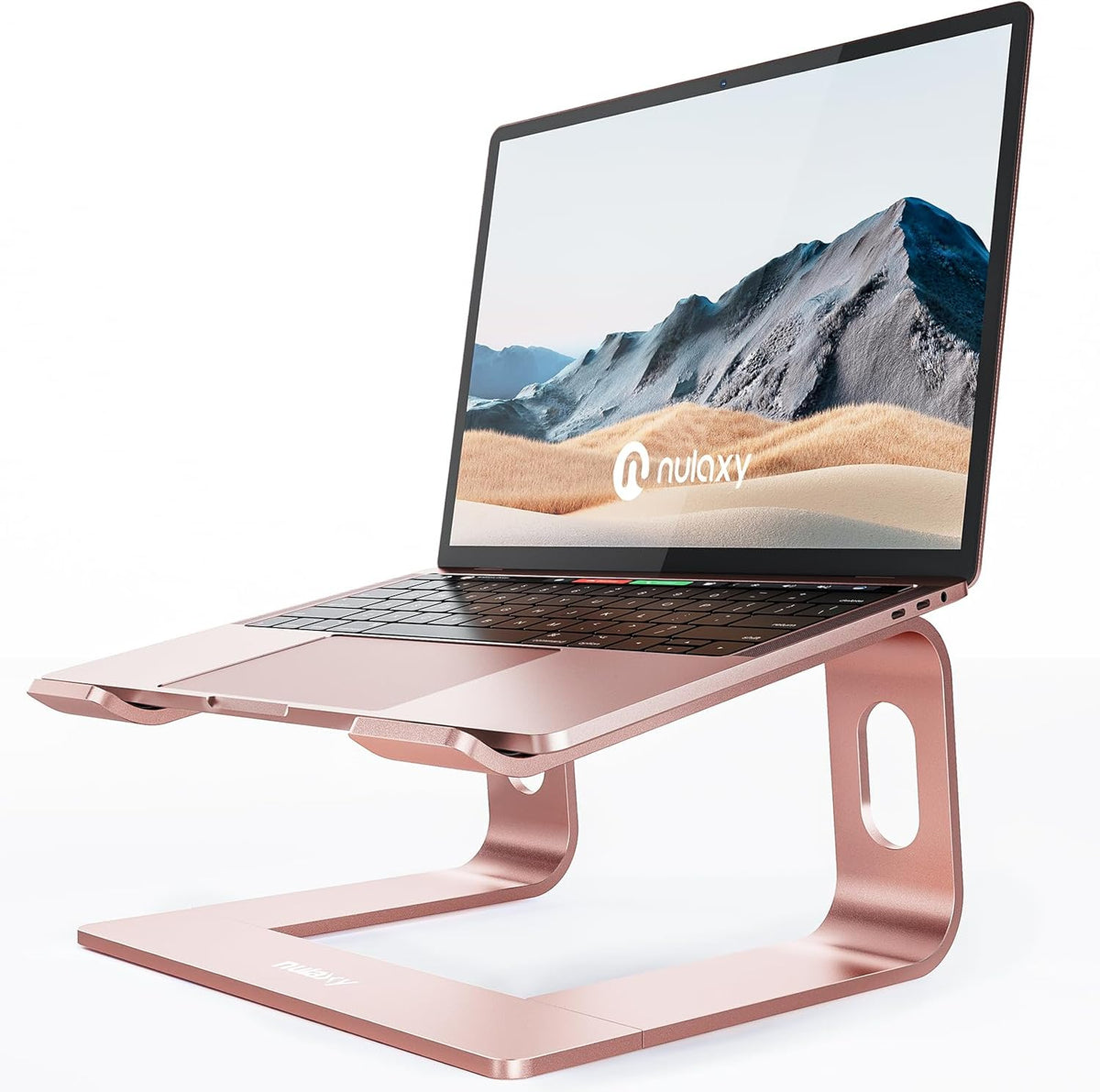 Nulaxy - Soporte para laptop, soporte de aluminio ergonómico para c...