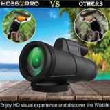 JBSZTH Telescopio monocular de 12 x 50 pulgadas de alta