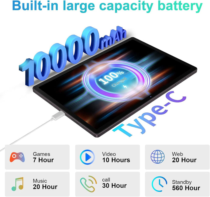 SEBBE 2026 Tablet 11 Pulgadas Android, Pantalla AI Géminis 2K, 16GB...