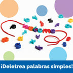 Learning Resources Letras del alfabeto con cordones en minúsculas