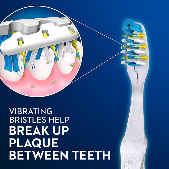 Cepillo de dientes manual Oral-B 3D White Pulsar 35 Mediano, 1 unid...