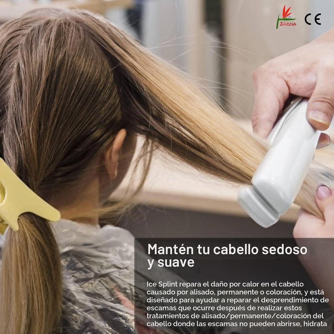 Elitzia ETD2018P - Plancha para el cabello congelado, plancha plana...