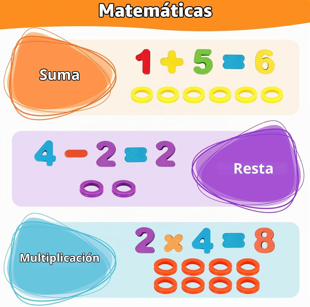 Rideomon Juguetes Montessori 3 en 1 para niños de más de 3 años, ju...