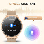 EGQINR GPS Smart Watch para Hombres y Mujeres, 1.32" AMOLED, Seguimiento de Actividad 5ATM
