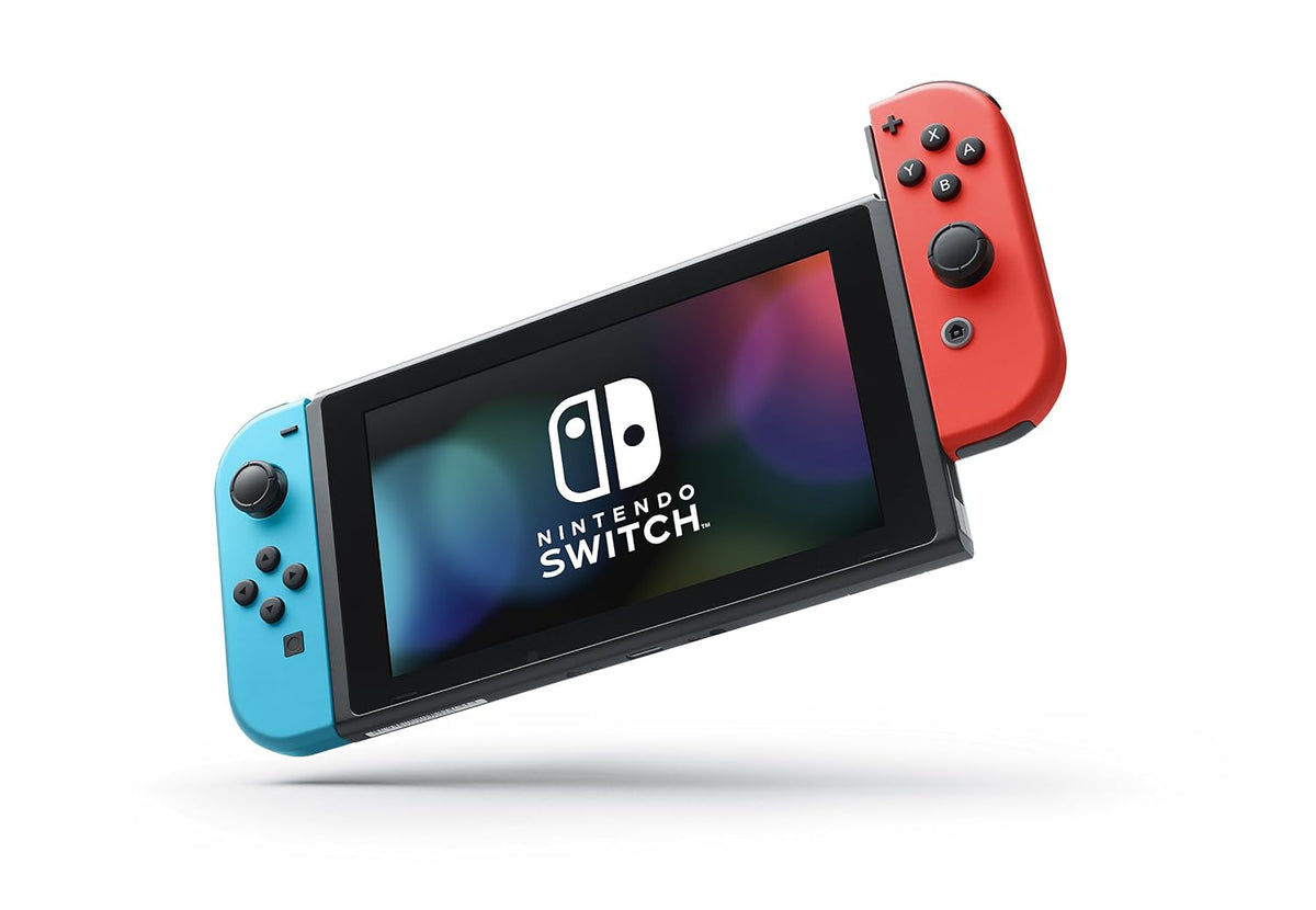Nintendo Switch con Joy-Con Neón Azul y Neón Rojo - Consola de videojuegos portátil