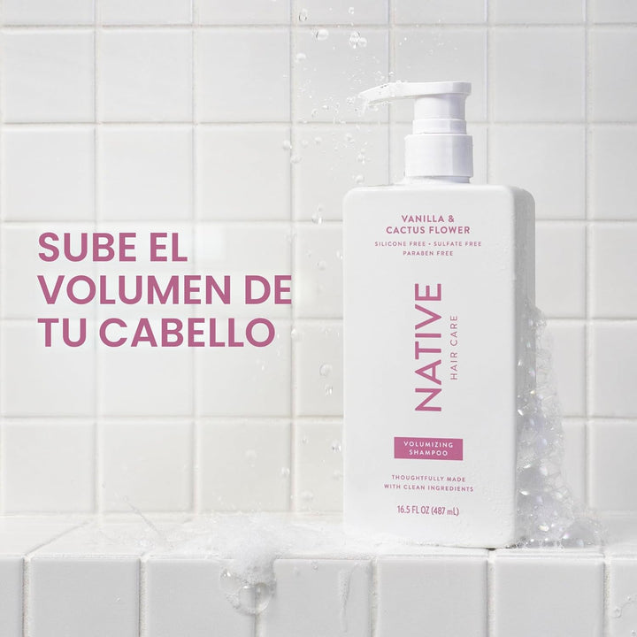 Native El champú y acondicionador 2 en 1 de flor de vainilla y cact...