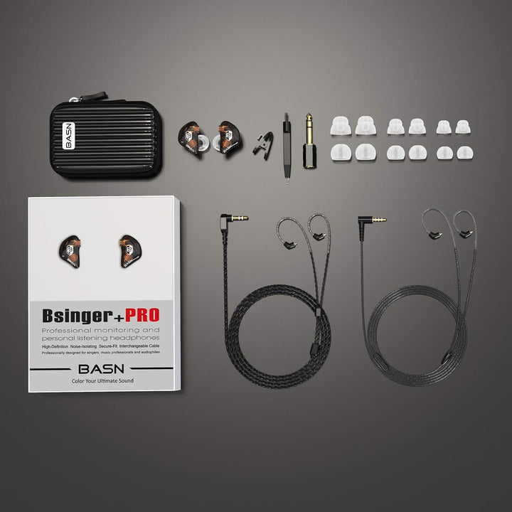 BASN Bsinger PRO Monitores intrauditivos híbridos dinámicos control...