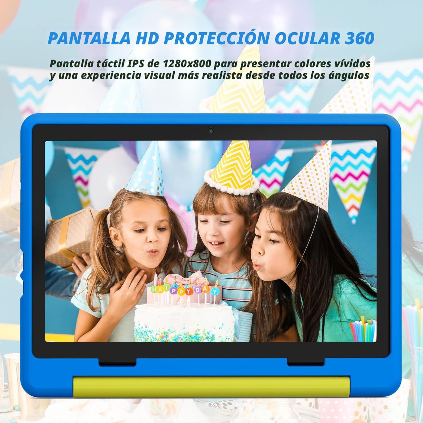 URAO Tablet para niños, tablet Android 14 para niños de 10 pulgadas...