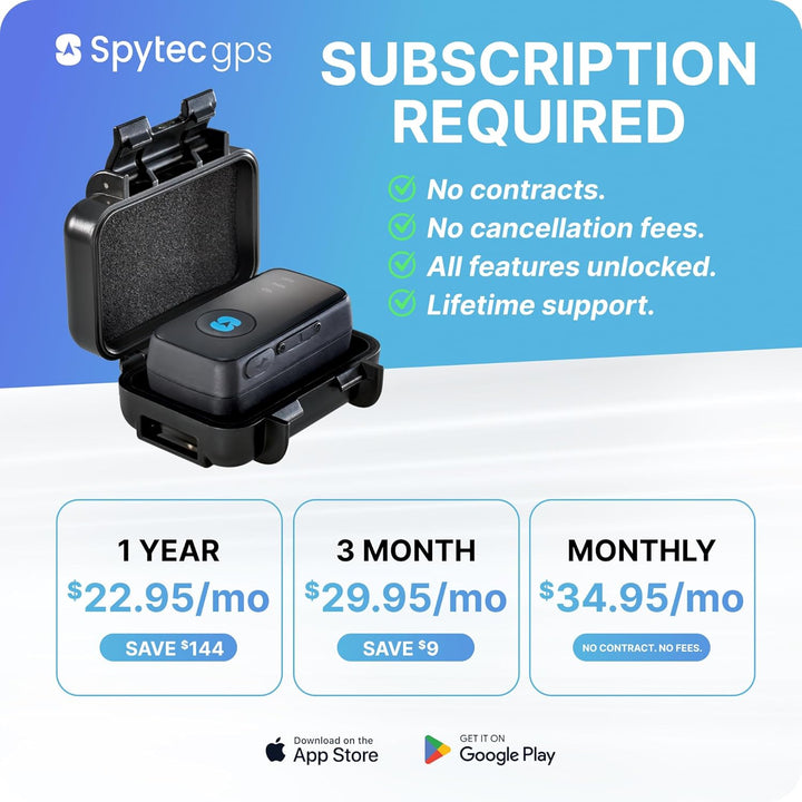 Spytec M2 - Funda magnética impermeable y rastreador GPS