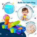 Magnetic Building Blocks, Magnetic Blocks para Kids Ages 4-8