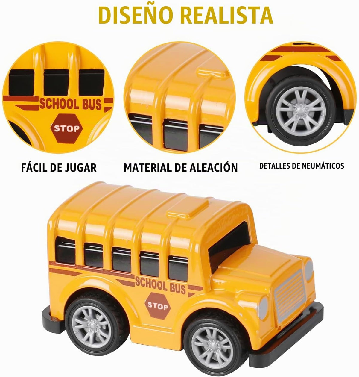Paquete de 18 juguetes surtidos de coches y aviones moldeados a presión
