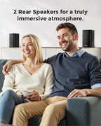 ULTIMEA Barra de sonido de 5.1.2 canales con Dolby Atmos, sistema de sonido envolvente para TV