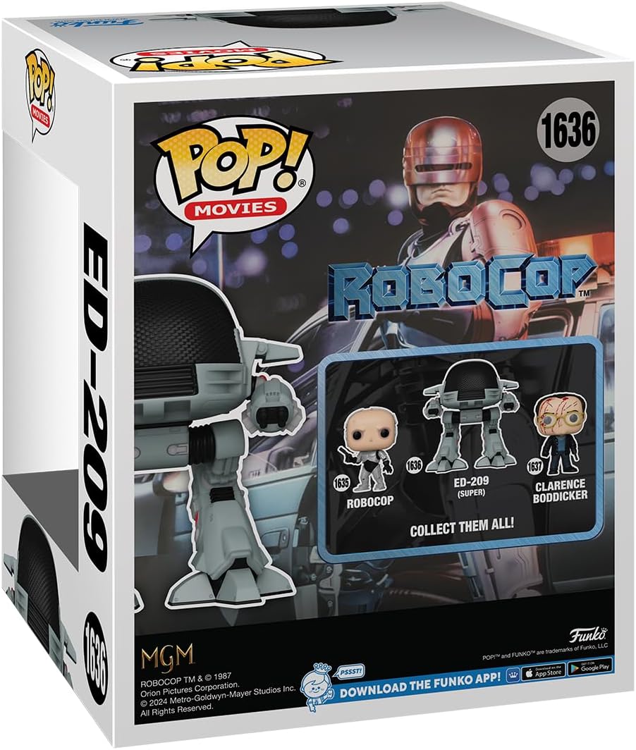 Funko POP! Super: Robocop - ED-209\u200B - Figura de vinilo colecci...