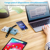 GKUTW Cargador portátil magnético para iPhone y Apple Watch, 10800...