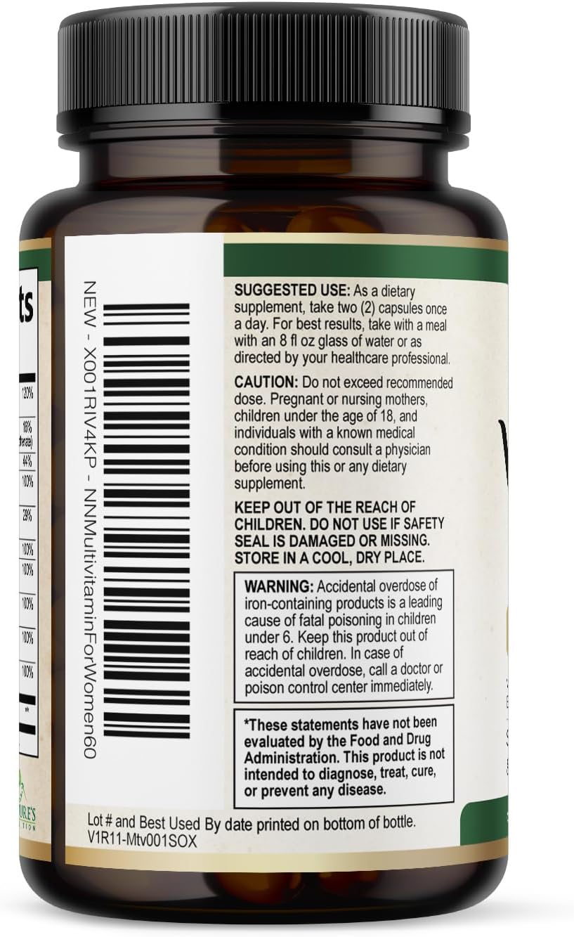 Multivitamínico para mujeres \u2013 Completo multivitamínico con vi...