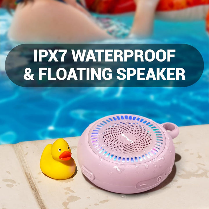 SOWO Pequeño altavoz impermeable Bluetooth portátil inalámbrico - A...