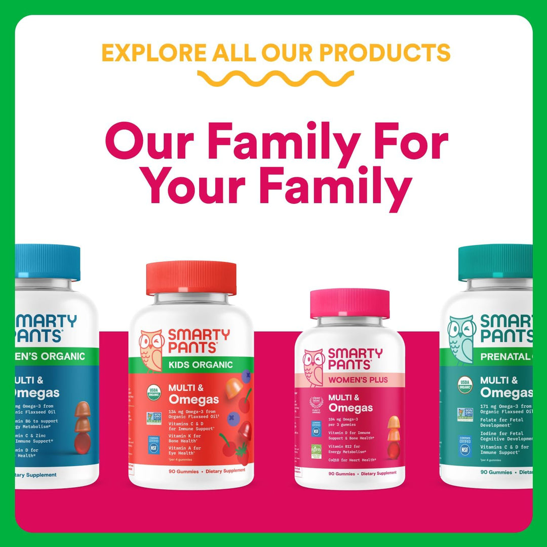SmartyPants Gomitas multivitamínicas orgánicas para mujeres: biotin...