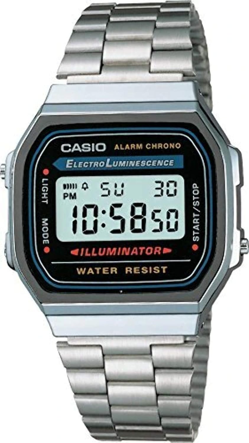 Casio A168W-1 Casio Reloj iluminador