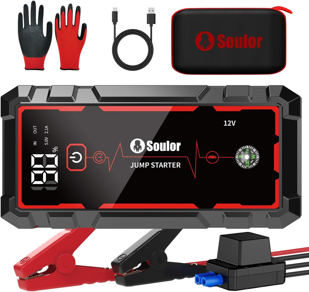 Arrancador de batería portátil para automóvil Jump Starter 5000A