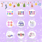 Kit de maquillaje de 57 piezas para niñas, juego de maquillaje cosmético