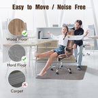 Lámpara Tapete para silla de oficina para suelos de madera, PVC