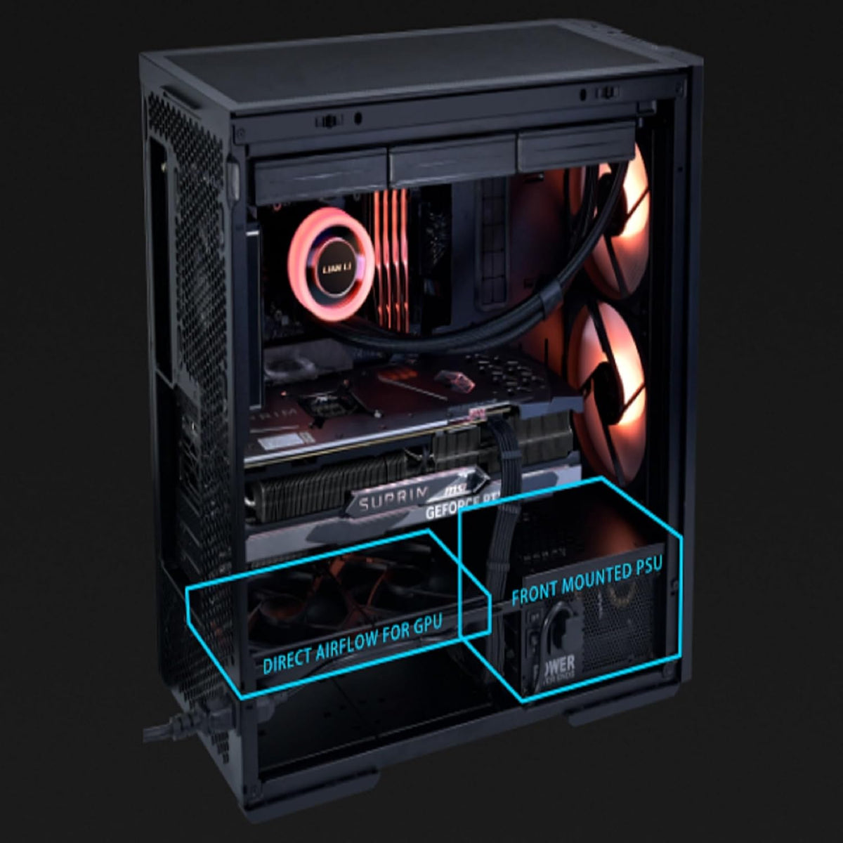 Lian Li Lancool 207 Compact ATX RGB Carcasa de Computadora para Jue...