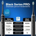 Aquasonic Black Series PRO – Cepillo de dientes eléctrico ultrablanqueador