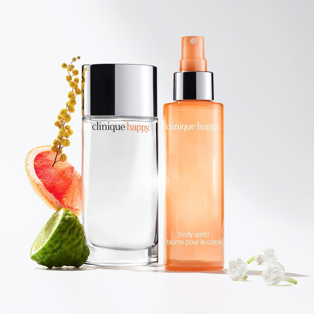 Clinique Happy Body Spritz | Notas de pomelo, bergamota, flor de bo...