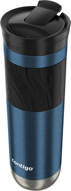 Contigo Byron 2.0 - Taza de viaje de acero inoxidable, tapa SNAPSEAL, arándano, 24 onzas